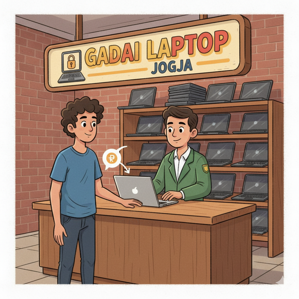 Cara Gadai Laptop di Gadai Murah Jogja Cabang Pleret